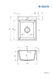 Obrázok pre Dřez DEANTE Eridan (ZQE_S104) žula, 1-komorový 40x50 cm