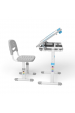 Obrázok pre Ergonomický dětský psací stůl s ručním nastavením výšky a židlí Ergo Office, modrý, max. 75 kg, ER-418