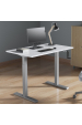 Obrázok pre Ergo Office ER-402G Manual Height Adjustment Desk Table Frame Without Top for Standing and Sitting Work Grey