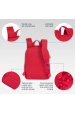 Obrázok pre Rivacase 7560 batoh Červená Polyester