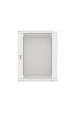 Obrázok pre Lanberg wall-mounted installation rack cabinet 19'' 15U 600x600mm gray (glass door)