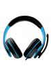 Obrázok pre Esperanza EGH300B Sluchátka s mikrofonem Kabel Přes hlavu Hraní Černá, Modrá