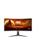 Obrázok pre AOC G2 CU34G2XP počítačový monitor 86,4 cm (34") 3440 x 1440 px UltraWide Quad HD LED Černá, Červená