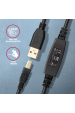 Obrázok pre Axagon ADR-215B USB 2.0 A-M -> B-M active connecting/repeater cable 15m - Kabel - Digital/Daten USB kabel USB A USB B Černá