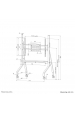 Obrázok pre Neomounts FL50-525WH1 multimediální stolek/stojan Bílá Plochý panel Multimediální vozík