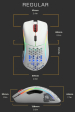 Obrázok pre Glorious Gaming Model D myš Hraní Pro praváky USB Typ-A Optický 12000 DPI