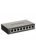 Obrázok pre D-Link DGS-1100-08V2 Řízený L2 Gigabit Ethernet (10/100/1000) Černá