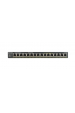 Obrázok pre NETGEAR GS316PP Nespravované Gigabit Ethernet (10/100/1000) Podpora napájení po Ethernetu (PoE) Černá