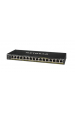 Obrázok pre NETGEAR GS316PP Nespravované Gigabit Ethernet (10/100/1000) Podpora napájení po Ethernetu (PoE) Černá