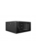 Obrázok pre Lanberg wall-mounted installation rack cabinet 19'' 4U 600x600mm black (glass door)