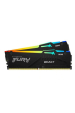 Kingston Technology FURY Beast RGB paměťový modul 64 GB 2 x 32 GB DDR5 5200 MT/s Obrázok pre Kingston Technology FURY Beast RGB paměťový modul 64 GB 2 x 32 GB DDR5 5200 MT/s
