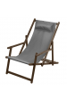 Obrázok pre GREENBLUE DECKCHAIR WITH ARMREST GB283 GREY