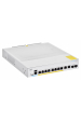 Obrázok pre Cisco CBS350-8P-2G-EU síťový přepínač Řízený L2/L3 Gigabit Ethernet (10/100/1000) Stříbrná