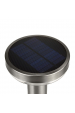 Obrázok pre Maclean Solar LED Lamp, with Sensor, 3 Modes, Hammer, Li-ion 18650, IP44, 3,7V, 1200 mAh, Chrome matt, MCE465 C/M