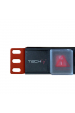 Obrázok pre Techly I-CASE STRIP-81UD napěťová distribuční jednotka (PDU) 8 AC zásuvky / AC zásuvek 1U Černá, Červená