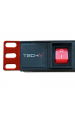 Obrázok pre Techly I-CASE STRIP-81UD napěťová distribuční jednotka (PDU) 8 AC zásuvky / AC zásuvek 1U Černá, Červená