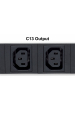 Obrázok pre Intellinet 163620 napěťová distribuční jednotka (PDU) 8 AC zásuvky / AC zásuvek 1U Černá, Stříbrná