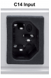 Obrázok pre Intellinet 163620 napěťová distribuční jednotka (PDU) 8 AC zásuvky / AC zásuvek 1U Černá, Stříbrná