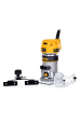 Obrázok pre DeWALT D26200-QS Horní frézka / ořezávací stroj Černá, Nerezová ocel, Žlutá 27000 ot/min 900 W