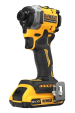 DeWALT DCF850D2T-QW AKU/rázový šroubovák 3250 ot/min Černá, Žlutá Obrázok pre DeWALT DCF850D2T-QW AKU/rázový šroubovák 3250 ot/min Černá, Žlutá