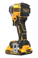 Obrázok pre DeWALT DCF850D2T-QW AKU/rázový šroubovák 3250 ot/min Černá, Žlutá