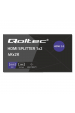 Obrázok pre Qoltec 51797 Aktivní HDMI Splitter 2 x HDMI 4K x 2K | 6 Gb/s | 60 Hz