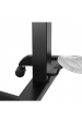 Obrázok pre Maclean MC-892B Výškově nastavitelný stůl pro notebooky s kolečky Stůl s možností stání Výškově nastavitelný do max. 113 cm 30 stupňů Naklápěcí Černý