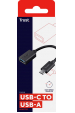 Obrázok pre Trust 20967 USB kabel 0,09 m USB C USB A Černá