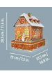 Obrázok pre Ravensburger Christmas Gingerbread House Night Edition 3D puzzle 216 kusů Budovy