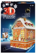 Obrázok pre Ravensburger Christmas Gingerbread House Night Edition 3D puzzle 216 kusů Budovy