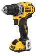 Obrázok pre DEWALT DCD701D2-QW Akumulátorová vrtačka 2x 12V 2Ah XR TSTAK Černá, Žlutá