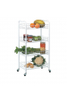 Obrázok pre Multifunctional trolley with 4 shelves Rayen