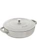 Obrázok pre STAUB Cast iron stewing pan with lid 28 cm, truffle
