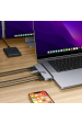 Obrázok pre HYPER DUO PRO 7-in-2 USB-C Hub USB typu C 104 Mbit/s Šedá