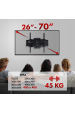 Obrázok pre Maclean MC-781 Držák na TV 177,8 cm (70") Černá