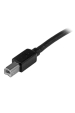 Obrázok pre StarTech.com 15m USB 2.0, M/M USB kabel USB A USB B Hliník, Černá