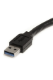 Obrázok pre StarTech.com USB3AAEXT5M USB kabel USB 3.2 Gen 1 (3.1 Gen 1) 5 m USB A Černá