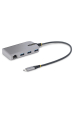 Obrázok pre StarTech.com 5G3AGBB-USB-C-HUB dokovací stanice/replikátor portů Kabel USB 3.2 Gen 1 (3.1 Gen 1) Type-C Šedá