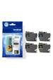 Obrázok pre Brother LC-421XLVAL PagePack 4 kusů Originální Vysoká (XL) výtěžnost Černá, Azurová, Purpurová, Žlutá