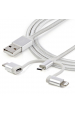 Obrázok pre StarTech.com LTCUB1MGR USB kabel USB 2.0 1 m USB A Micro-USB B Stříbrná