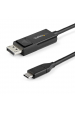 Obrázok pre StarTech.com CDP2DP1MBD adaptér k video kabelům 1 m DisplayPort USB typu C Černá