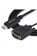 Obrázok pre StarTech.com CDP2DVIMM2MB adaptér k video kabelům 2 m USB typu C DVI-D Černá