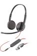 Obrázok pre HP Poly Stereofonní náhlavní souprava Poly Blackwire 3225 USB-C + 3,5mm konektor + adaptér USB-C/A