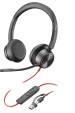 Obrázok pre HP Poly Stereofonní náhlavní souprava Poly Blackwire 8225 USB-C s certifikací Microsoft Teams + adaptér USB-C/A