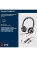 Obrázok pre HP Poly Stereofonní náhlavní souprava Poly Blackwire 8225 USB-C s certifikací Microsoft Teams + adaptér USB-C/A