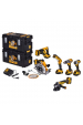 Obrázok pre SADA NÁŘADÍ POWER TOOL COMBO DEWALT DCK623P3-QW (DCF887+DCS367+DCG405+DCS570+DCD796+DCL050)