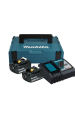 Obrázok pre MAKITA POWER SUPPLY KIT 18V 2x3,0Ah (BL1830Bx2+DC18RC) MAKPAC