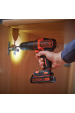 Obrázok pre Black & Decker BDCHD18KB-QW vrtačka Rychloupínací Černá, Oranžová