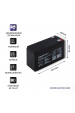 Obrázok pre Qoltec 53031 AGM baterie | 12V | 9 Ah | max 135A