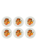 Obrázok pre LA PORCELLANA BIANCA GOLOSERIE Set of 6 cake plates 17.5 cm